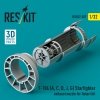 RESKIT RSU32-0207 F-104 (A, C, D, J, G) Starfighter exhaust nozzle for Italeri kit (3D Printed) 1/32